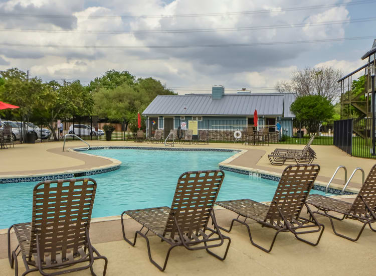 Swimming pool at Nichols Park in Austin, Texas
