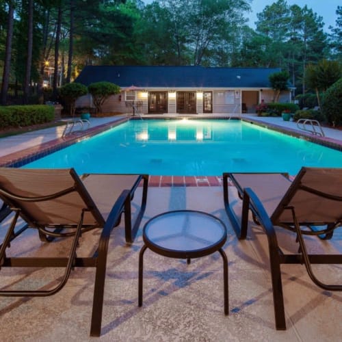 Swimming pool at Webb Bridge Crossing in Alpharetta, Georgia