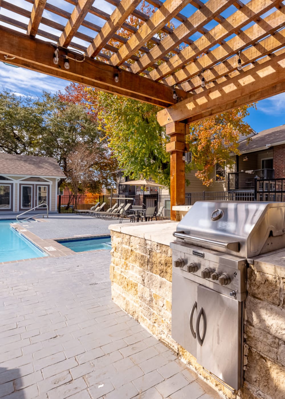 Rendering of residents swimming pool at City Crest in San Antonio, Texas