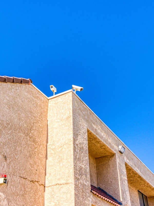 Video cameras at Devon Self Storage in Palm Springs, California