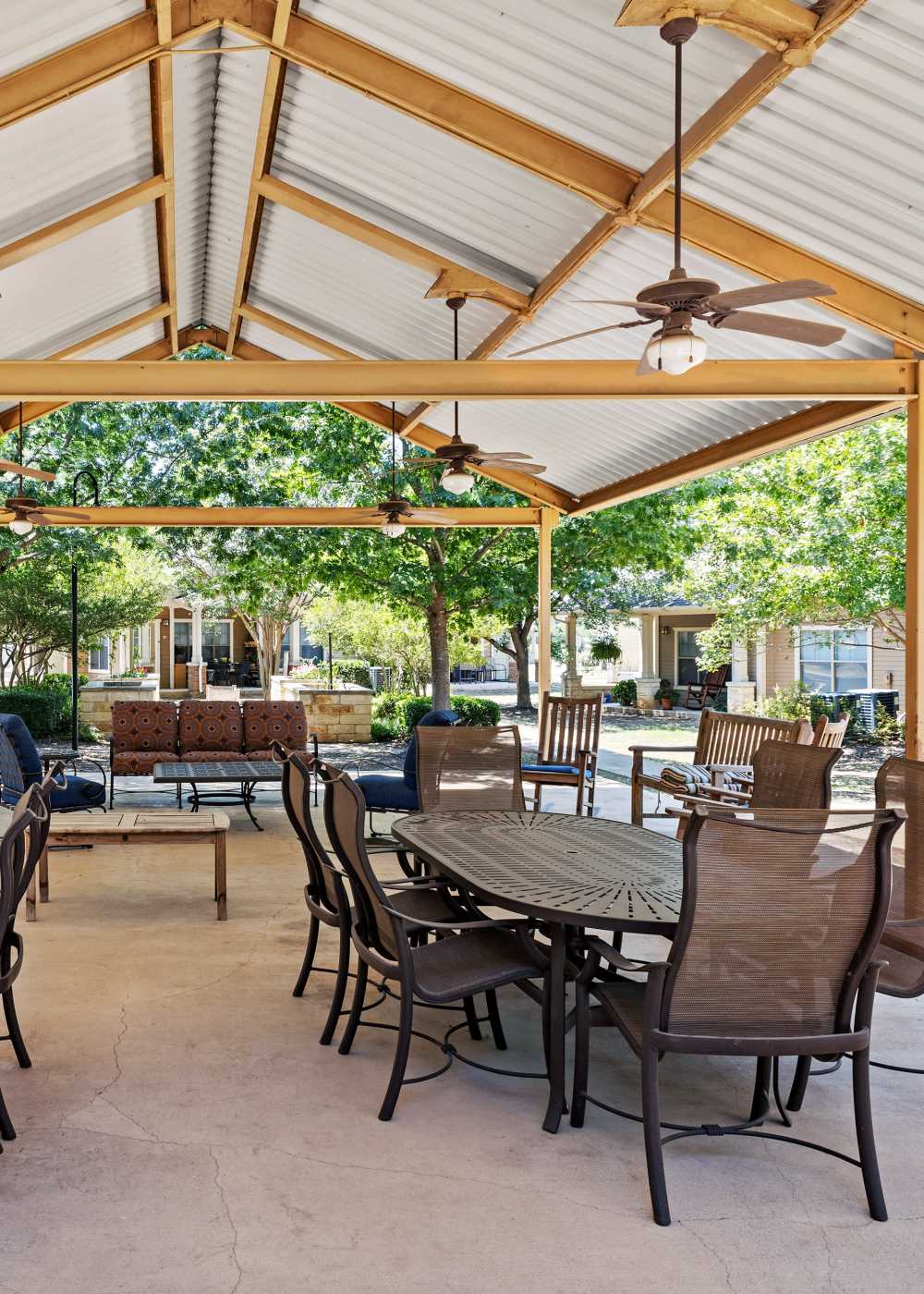 Outdoor with a view at Mariposa at River Bend in Georgetown, Texas