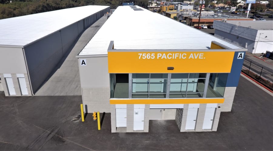 Drive-up unit access at First Rate Storage in Stockton, California