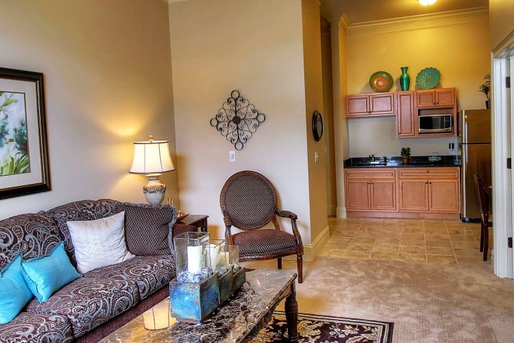 Living space at Tranquility Estates in Grand Blanc, Michigan