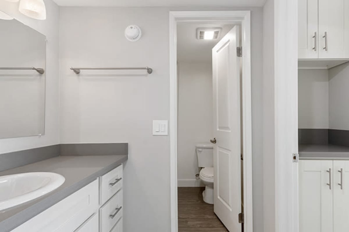 Bathroom at Amanda Regency Apartments, Van Nuys, California
