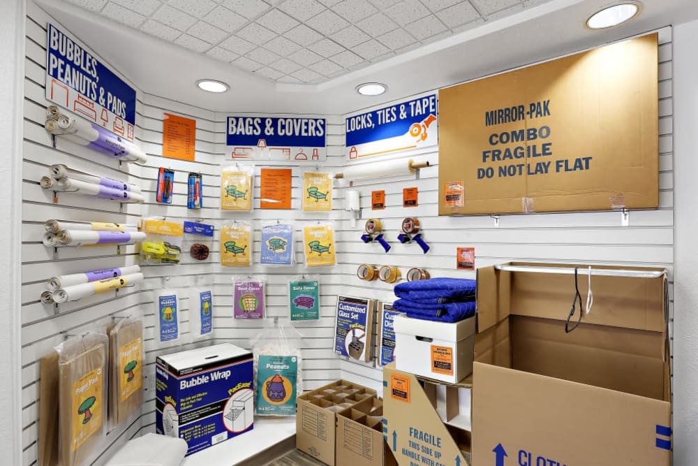 Packing and moving supplies available at A-1 Self Storage in San Diego, California