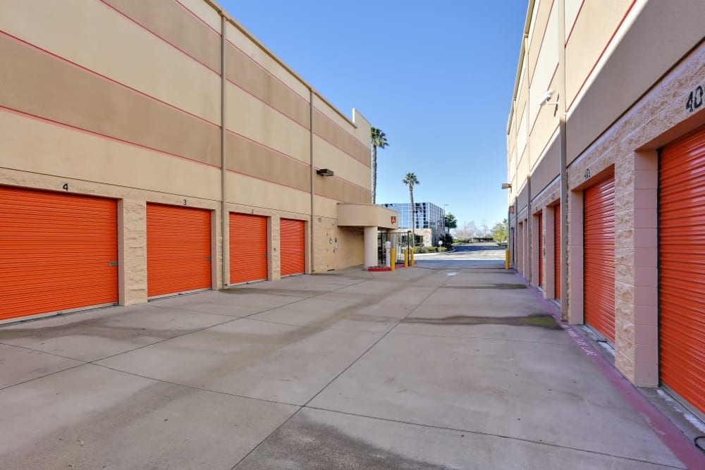 Convenient drive-up storage at A-1 Self Storage in San Diego, California