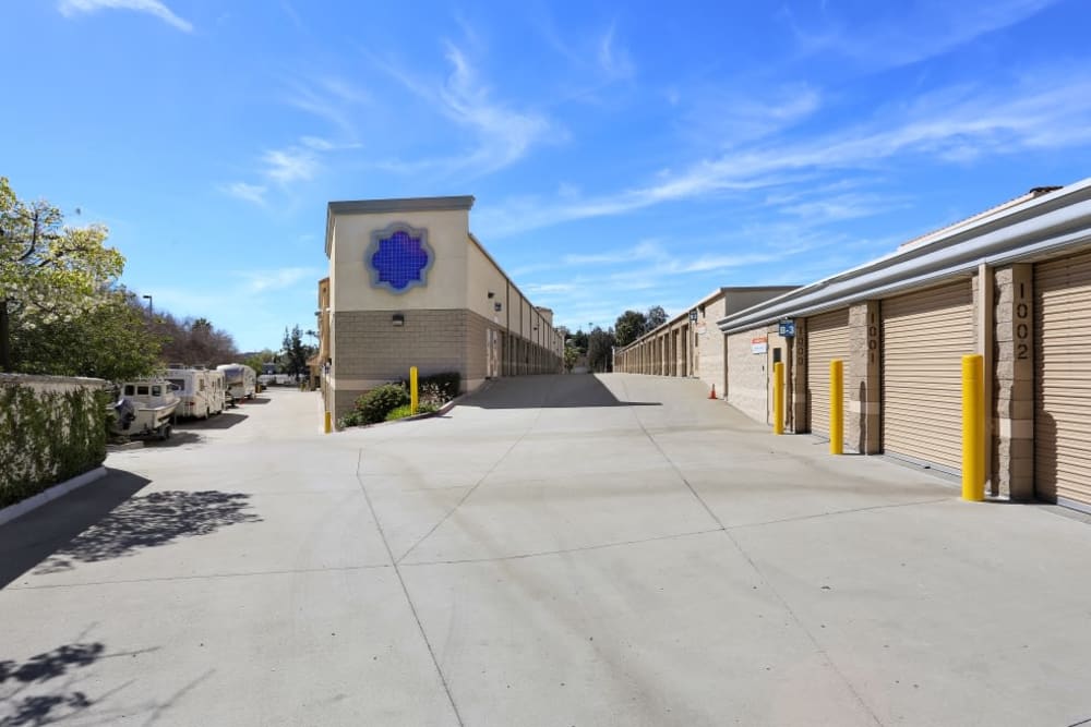 Outside storage at A-1 Self Storage in La Mesa, California