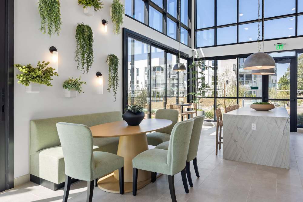 Clubhouse kitchen at Haven and Arrow in Rancho Cucamonga, California