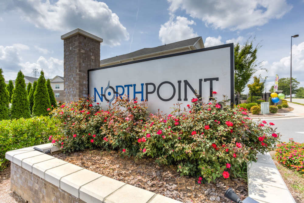 Northpoint  sign at Northpoint at 68 in High Point, North Carolina