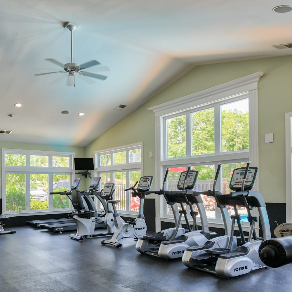 Fitness center at Crossroad Towers, Pittsburgh, Pennsylvania