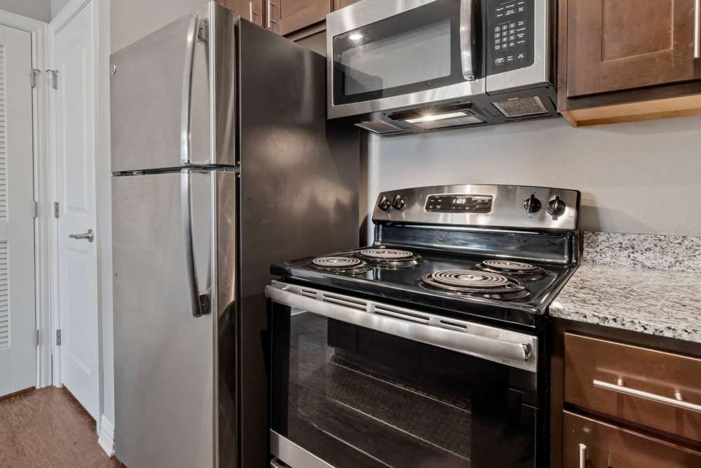 Upgraded appliances at Pine Creek in Paris, Texas