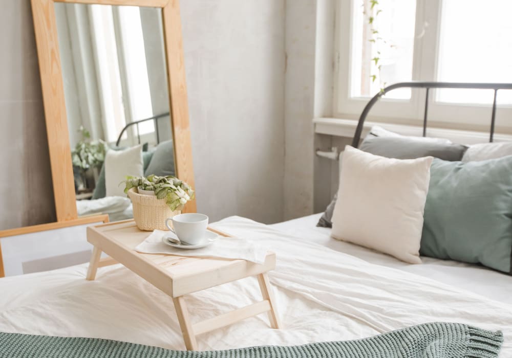 Cozy bedroom at Highgate in Ewing, New Jersey