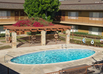 Swimming pool at apartments in Tustin