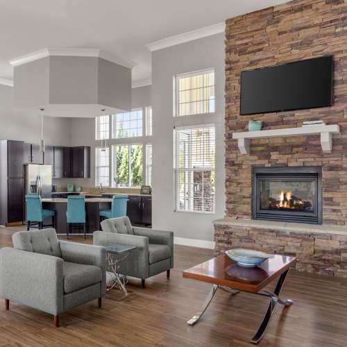 Coffee bar at The Mills Apartment Homes in Greenville, South Carolina