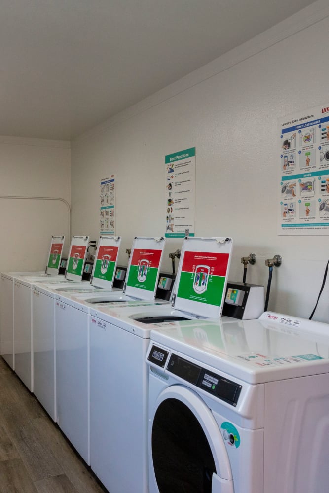 Washers and dryers at Volterra at La Mesa in La Mesa, California