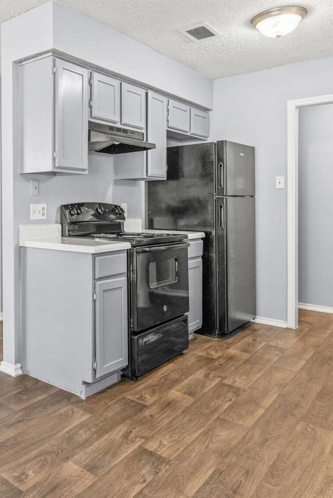Fully equipped kitchen at North Hills Place in Richland Hills, Texas