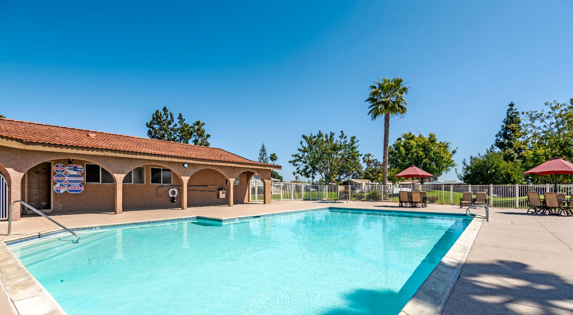 Mobile homes at Linda Vista Village in San Diego, California