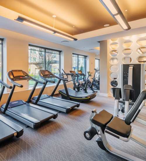 Fitness Center at The Reverie at Lake Boone in Raleigh, North Carolina