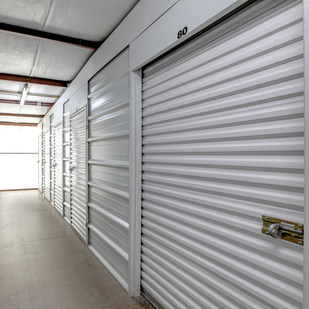 Well-lit interior at My Self Storage Space in Kealakekua, Hawaii