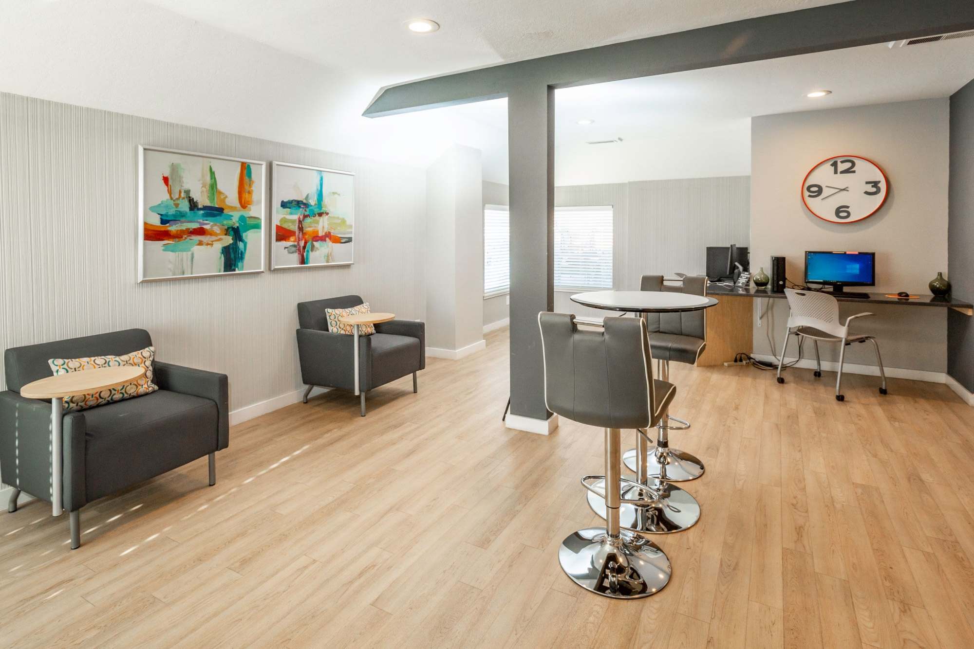 Business center at Shadowbrook Apartments in West Valley City, Utah