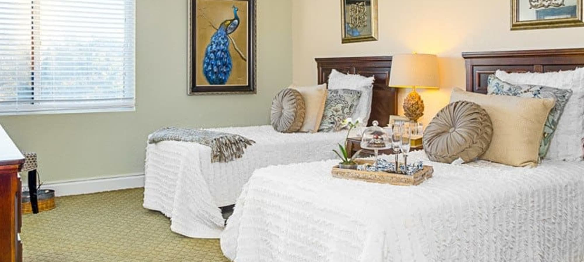 Bedroom model at Floor Plans at Grand Villa of St. Petersburg in St. Petersburg, Florida