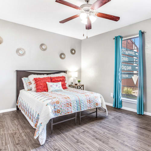 Bedroom at Estancia Estates in Dallas, Texas