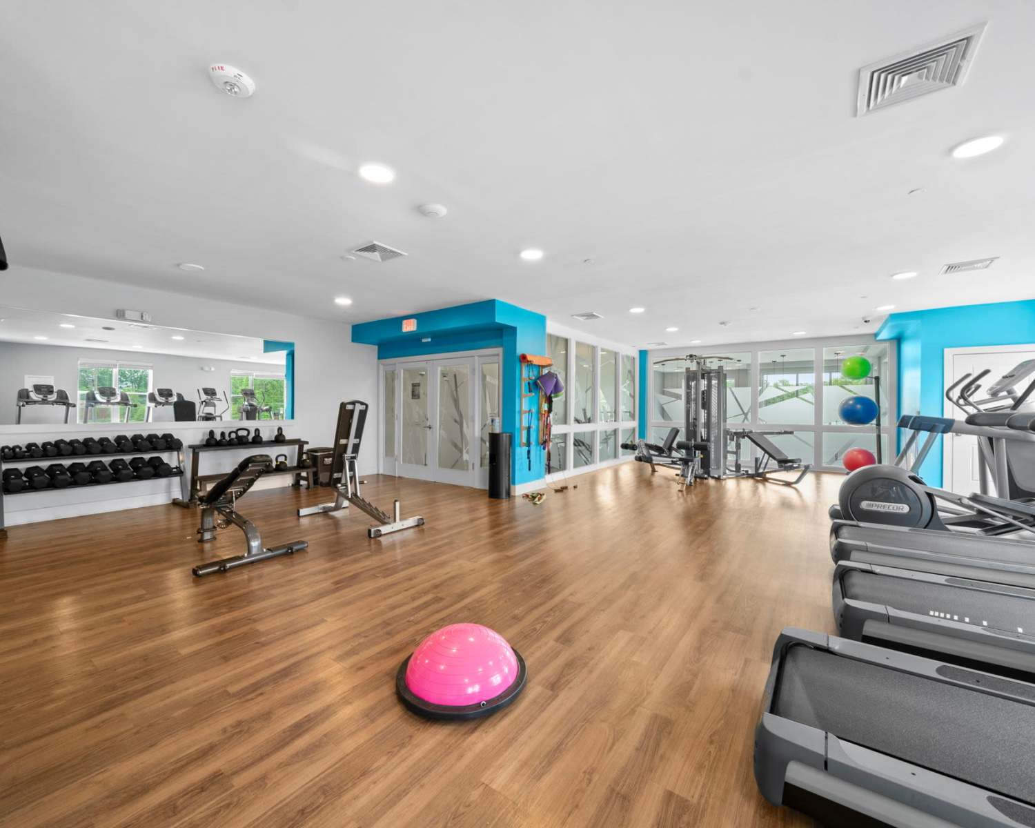 State-of-the-art fitness center at The Rise at Regency in Henrico, Virginia
