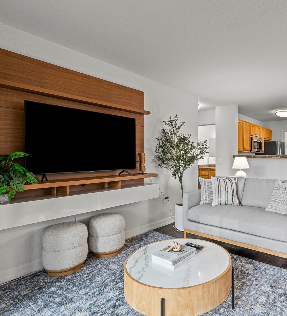 Interior of a model home at Timbers at Tualatin in Tualatin, Oregon