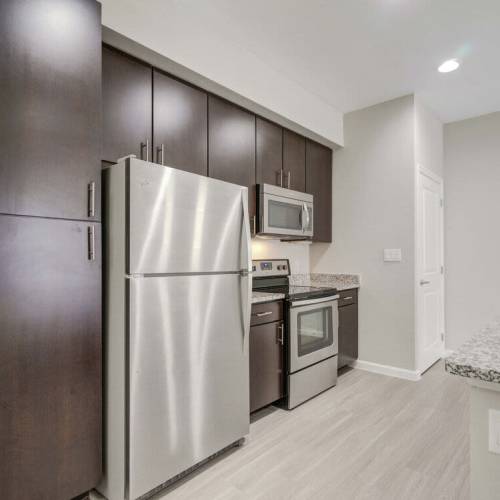 Spacious kitchen at Evergreen Estero in Fort Myers, Florida