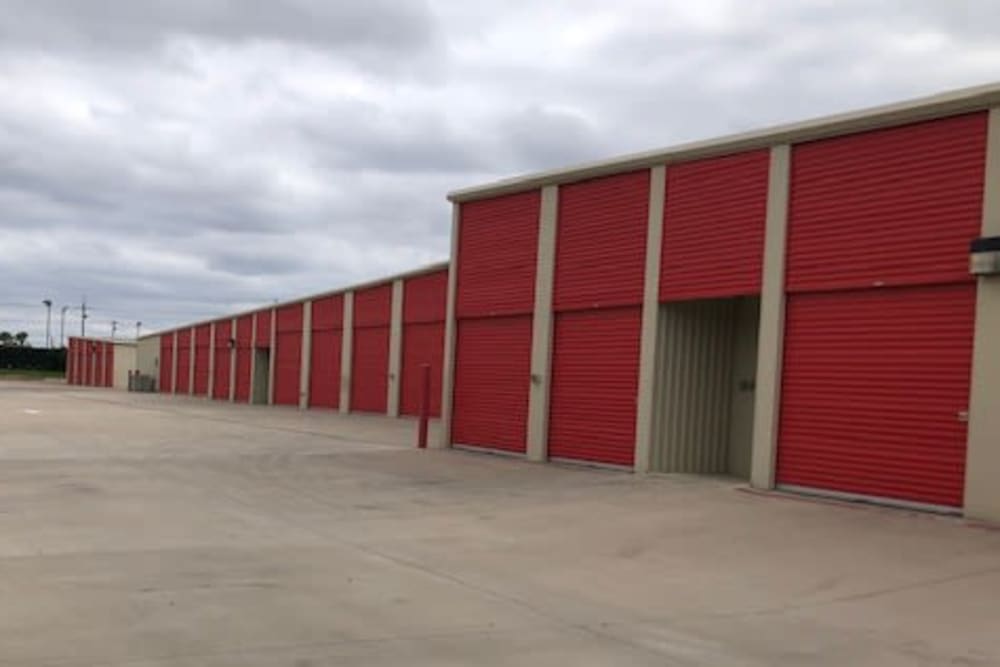 Exterior of outdoor units at Storage Star Laredo in Laredo, Texas