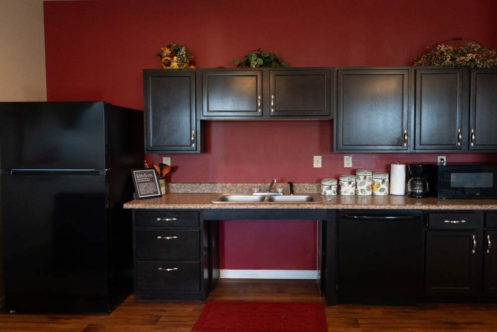 Community kitchen at Fairway Breeze in El Reno. OK