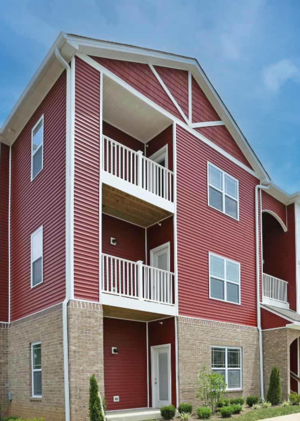 Exterior of apartment at Palomar Stables in Lexington, Kentucky