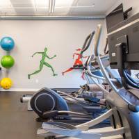 Fitness center at Station 101 in Beverly, Massachusetts