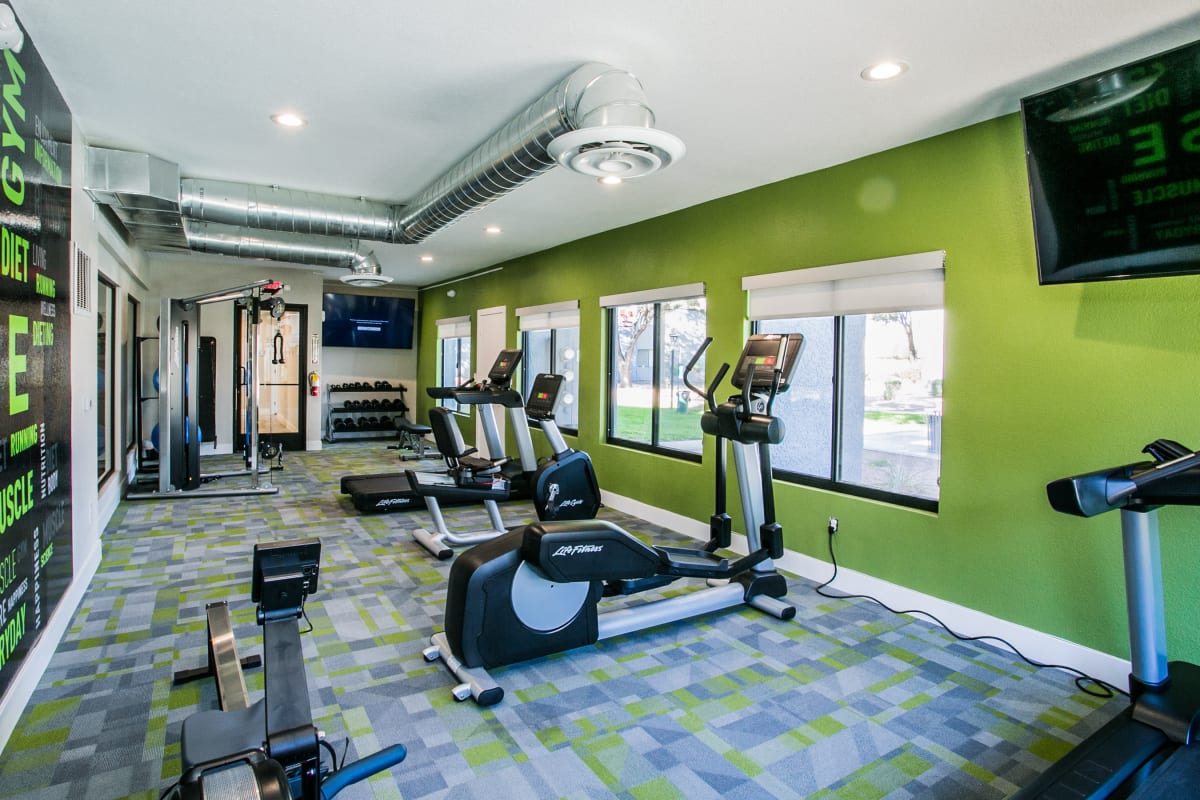 Fitness center at Haven at Lone Mountain in Las Vegas, Nevada