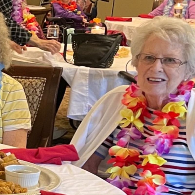 Residents having lunch at The Columbia Presbyterian Community in Lexington, South Carolina 