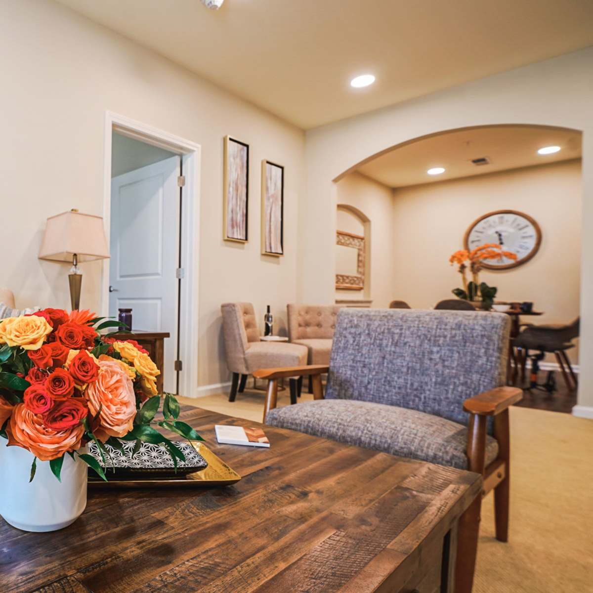 Model apartment at Harmony at Harts Run in Glenshaw, Pennsylvania