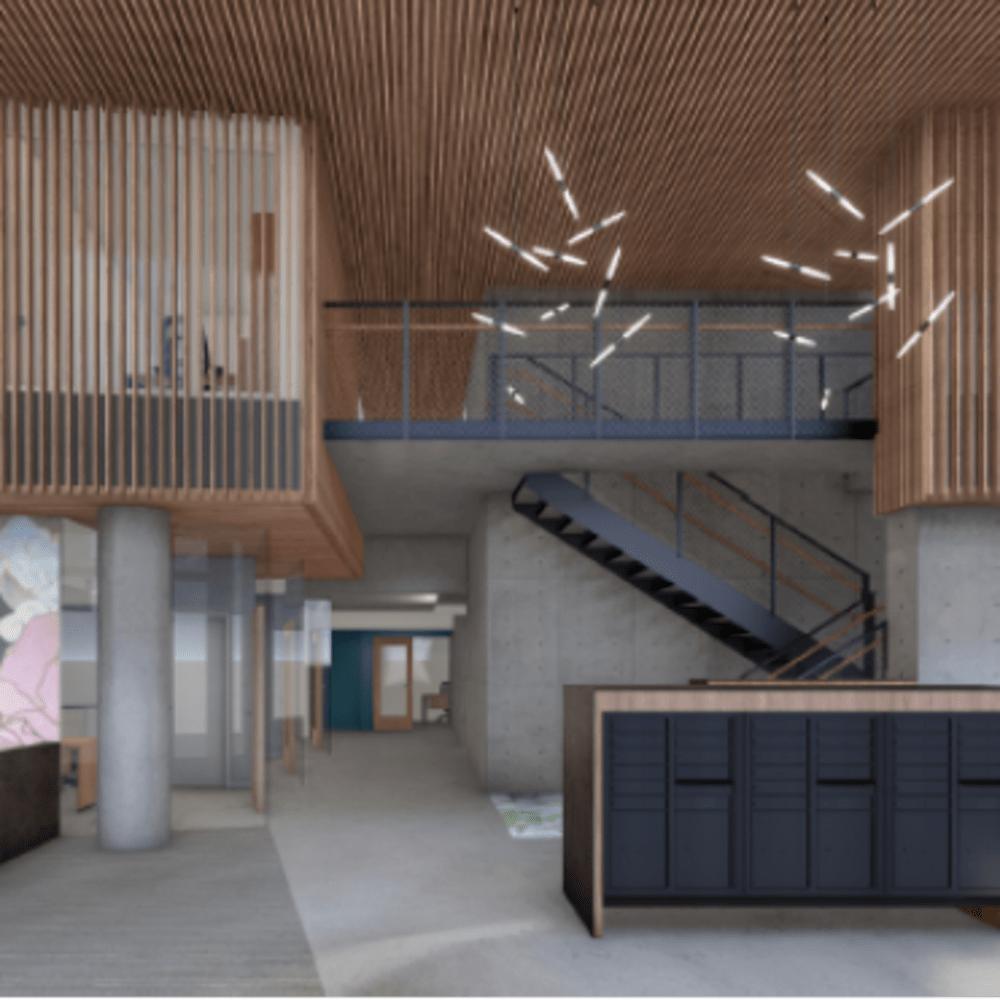 Rendering of community exterior at Lark Landing in San Francisco, California