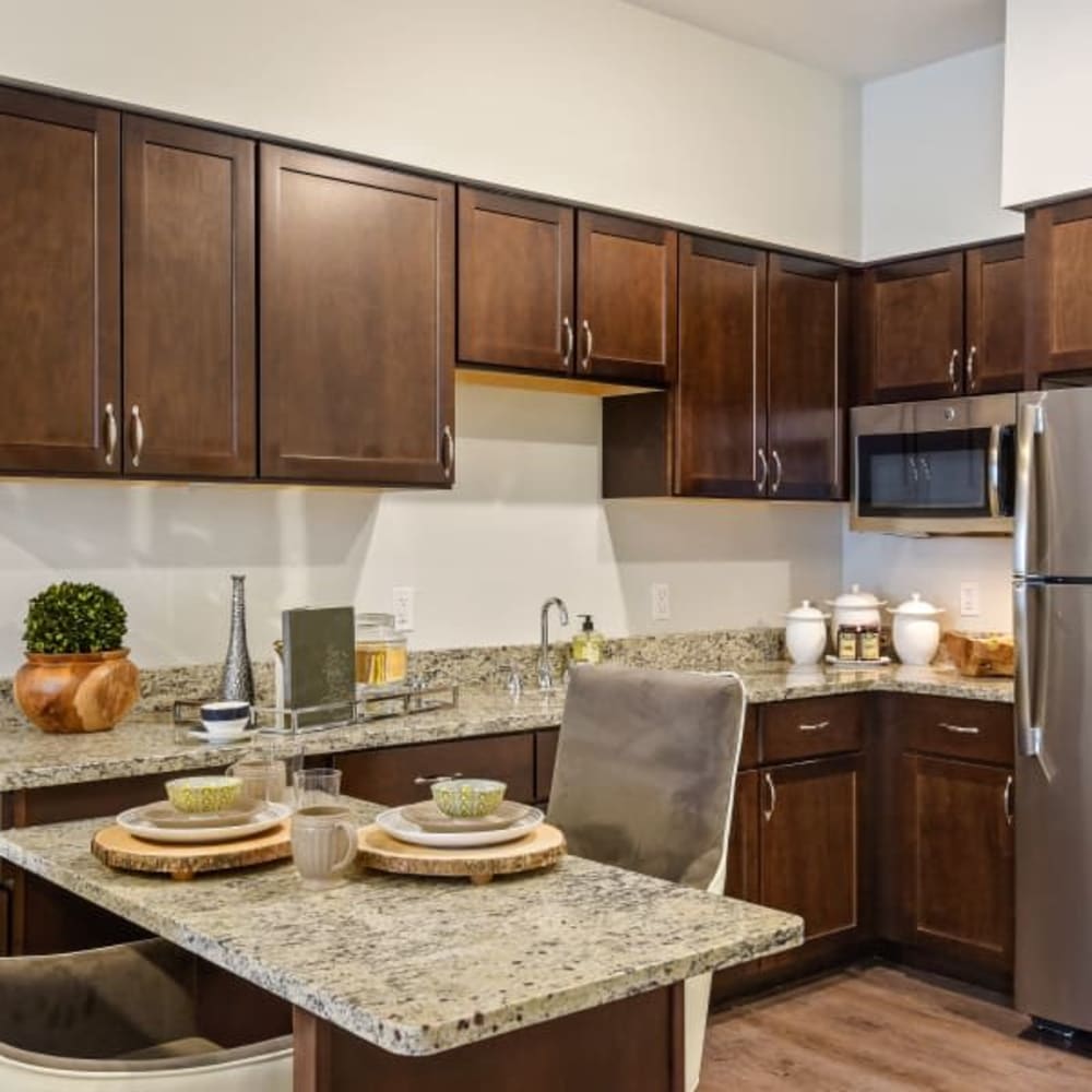 Open floorplan at Anthology of Troy in Troy, Michigan