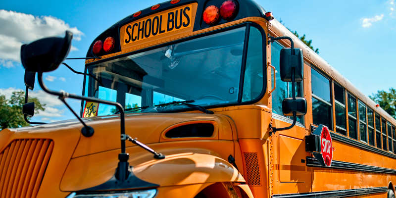 school bus Forster Hills in Oceanside, California