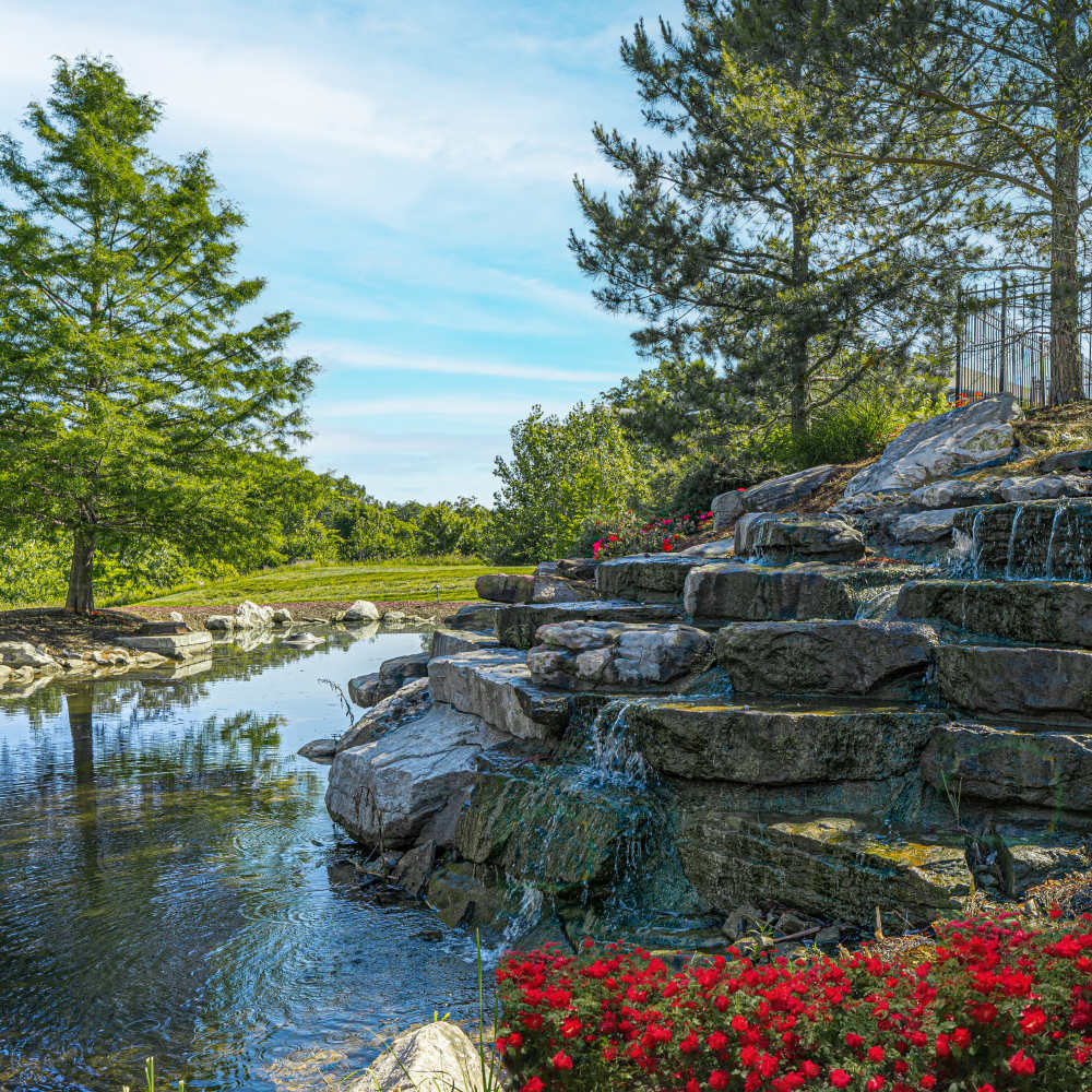 Nearby lake at Boulder Springs of Columbia in Columbia,Missouri