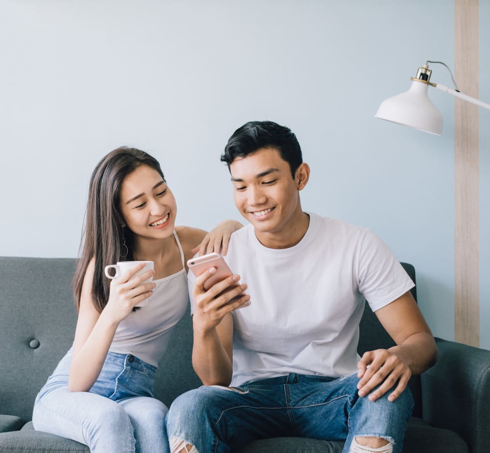 Residents connecting with our community on Facebook at Terra Martinez in Martinez, California