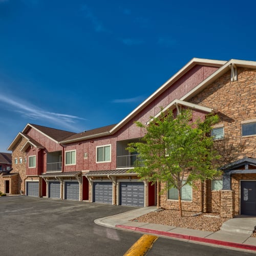 Apartments with garages at M2 Apartments in Denver, Colorado