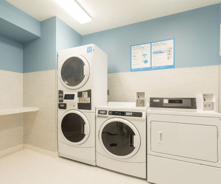 Laundry facility at Gardner House in Seattle, Washington