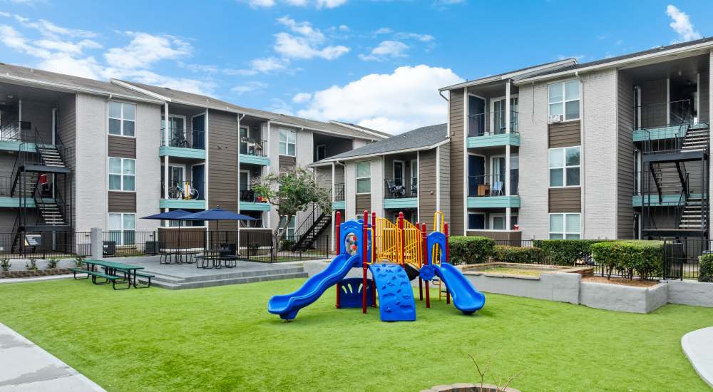 Residents out in the neighborhood near Victoria Park in Houston, Texas