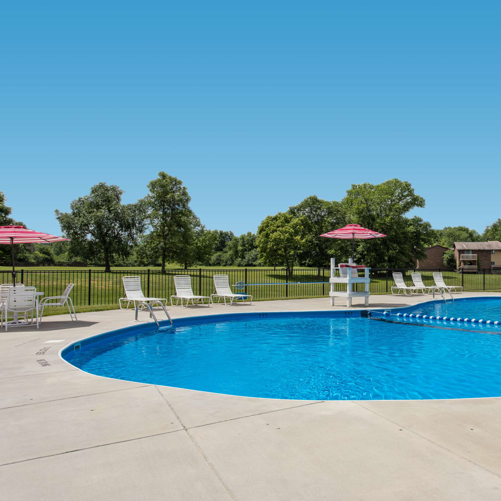 Swimming pool at High Acres Apartments & Townhomes in Syracuse, New York