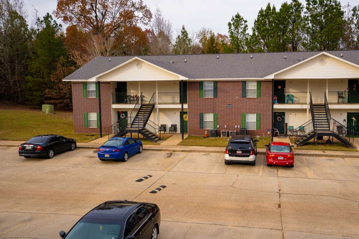 Parking at Hillside in Minden, Louisiana