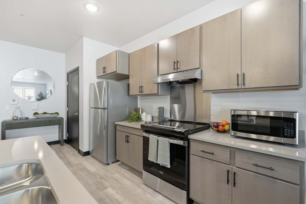 Kitchen at The Intersect in Madison, Wisconsin