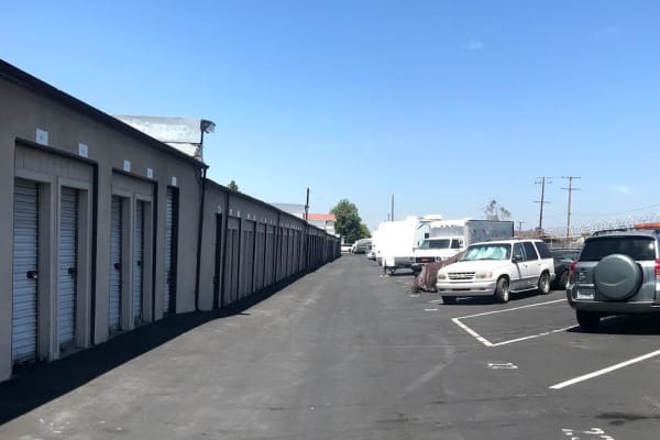 Self storage units for rent at Storage Solutions in Pomona, California