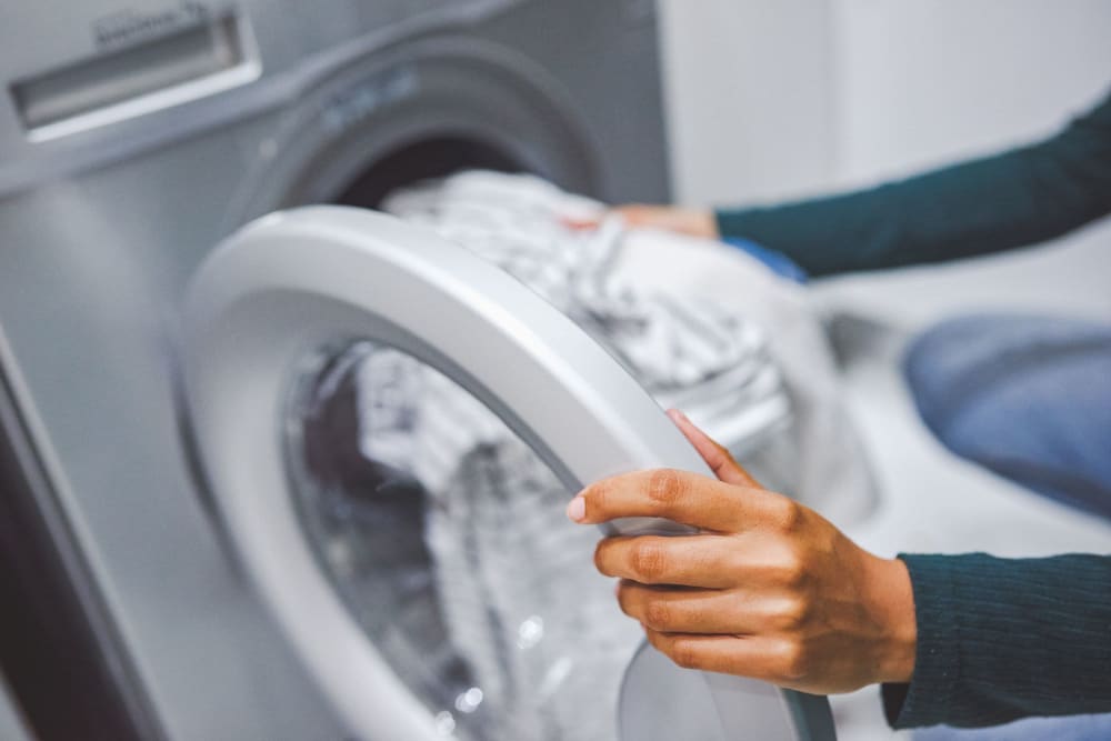 Washers and dryers at Enclave at Woodcrest Station in Cherry Hill, New Jersey