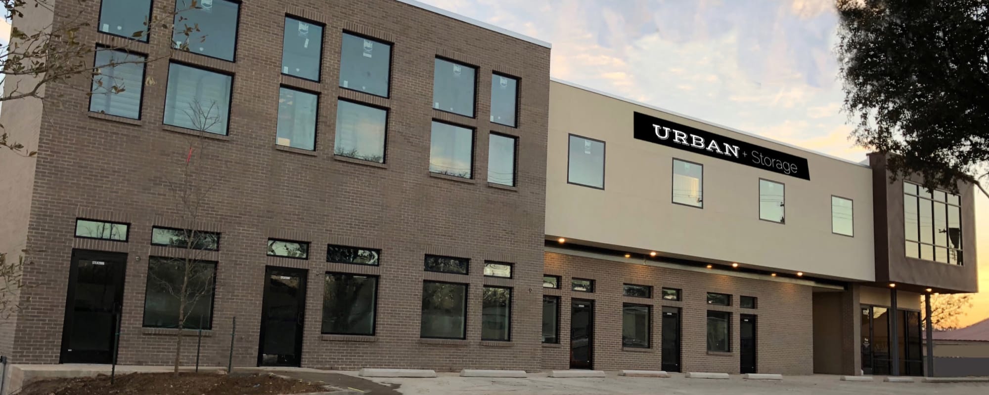 Self storage at A3 Urban Storage in Dallas, Texas